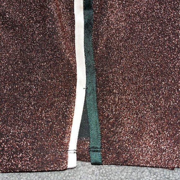 SCOTCH & SODA Metallic Bronze Bermuda Shorts w/ Racing Track Stripes EUC -Size S - Picture 9 of 16